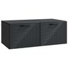 vidaXL Mobile Porta TV da Muro Nero 78,5 x 41 x 30 cm