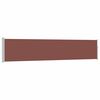 vidaXL Tenda Laterale Retrattile per Patio 100x500 cm Marrone