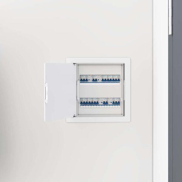 vidaXL Pannelli di Accesso 2 pcs Bianco 20 x 20 cm Plastica ABS