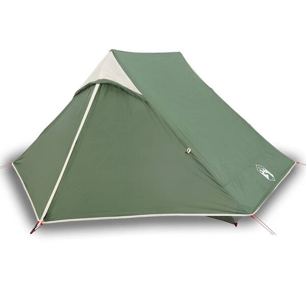 vidaXL Tenda da Campeggio per 2 Persone Verde Impermeabile