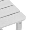 vidaXL Sedia da Giardino 3 pcs Bianco Polietilene