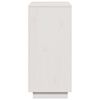 vidaXL Credenza Bianca 60x34x75 cm in Legno Massello di Pino