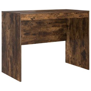 vidaXL Scrivania Rovere fum&eacute; 100 x 50 x 76 cm