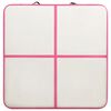 vidaXL Tappetino Ginnastica Gonfiabile con Pompa 200x200x20cm PVC Rosa