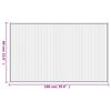 vidaXL Tappeto Rettangolare Nero 60x100 cm in Bamb&ugrave;