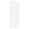 vidaXL Porta Interna ORKDAL Bianco 93 x 232 cm Legno compensato