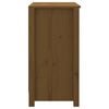 vidaXL Libreria Marrone ambra 80x35x68 cm in Legno Massello di Pino