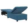 vidaXL Divano letto Blu 194 x 67 x 82 cm Velluto