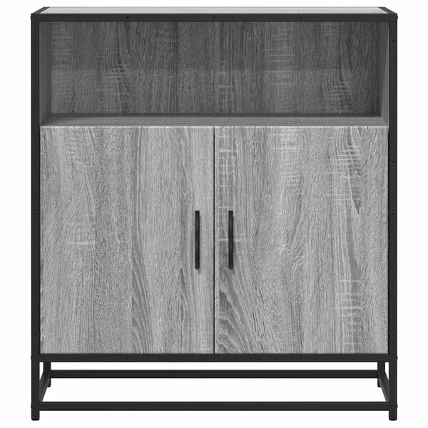 vidaXL Credenza Grigio Sonoma 68x35x76 cm in Legno Multistrato