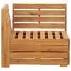 vidaXL Set Divani da Giardino 2 pz con Cuscini in Massello di Acacia