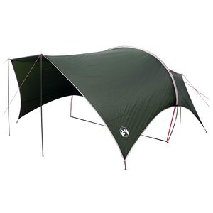 vidaXL Telo da campeggio resistente all'acqua Verde militare