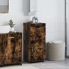 vidaXL Set di Armadi da Bagno TULUM Rovere fum&eacute; 37 x 31,5 x 82 cm