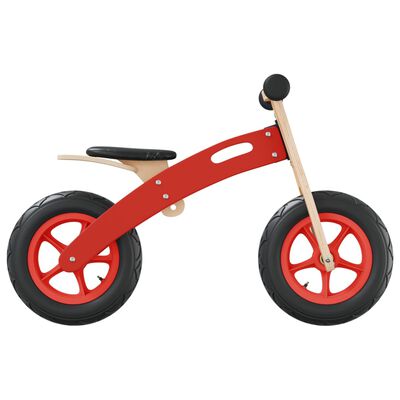 vidaXL Bicicletta Senza Pedali per Bambini con Pneumatici Aria Rossa