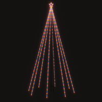 vidaXL Luci per Albero di Natale Interni Esterni 800 LED Colorati 5 m