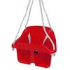 Happy People Altalena per Bambini con Cintura Sicurezza Plastica Rosso