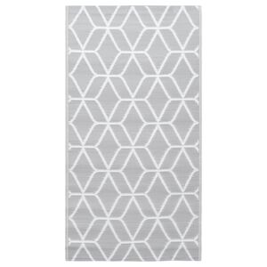vidaXL Tappeto da Esterni ARAKIL Grigio 160x230 cm in PP