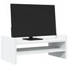 vidaXL Supporto per Monitor Bianco 50x27x20 cm in Truciolato