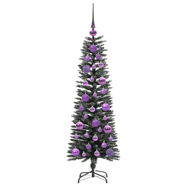 vidaXL Albero di Natale artificiale Verde 40.5 x 40.5 x 120 cm