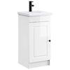 vidaXL Mobile da bagno con lavabo Bianco Lucido 42 x 40 x 84,5 cm