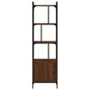 vidaXL Libreria Anta Rovere Marrone 44,5x30x154,5 cm Legno Multistrato