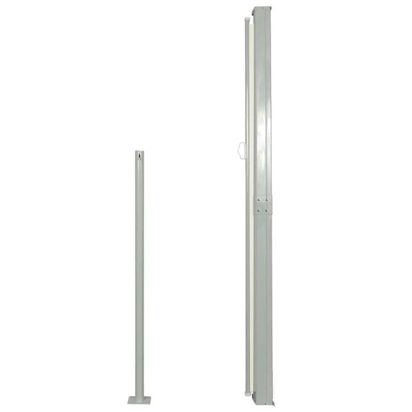 vidaXL Tenda da Sole Laterale Retrattile 140 x 300 cm Crema