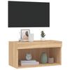 vidaXL Mobile Porta TV con Luci LED Rovere Sonoma 60x30x30 cm