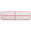 vidaXL Tappetino Ginnastica Gonfiabile con Pompa 700x100x20cm PVC Rosa