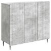 vidaXL Credenza Grigio Cemento 89 x 34,5 x 82 cm Legno ingegnerizzato