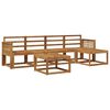 vidaXL Set di divani da esterno 6 pcs Naturale