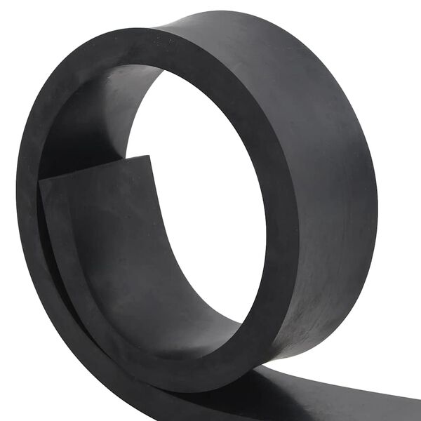 vidaXL Bordo in Gomma per Spazzaneve Nero 80x8x2 cm