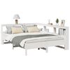 vidaXL Letto Libreria senza Materasso Bianco 160x200 cm Legno di Pino