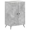 vidaXL Mobile per scarpe BREDA 59,5 x 39,5 x 90 cm Grigio Cemento