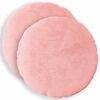 vidaXL Federa 2 pcs HEERLEN Rosa &Oslash; 30 cm Flanella