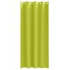 vidaXL Tende Blackout con Anelli 2 pcs Verde 225 x 140 cm Poliestere