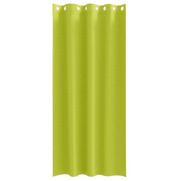 vidaXL Tende Blackout con Anelli 2 pcs Verde 225 x 140 cm Poliestere