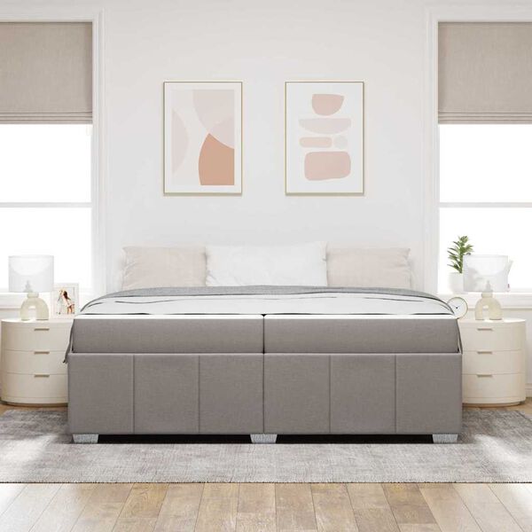 vidaXL Struttura del letto con materasso Talpa 200 x 200 cm Tessuto