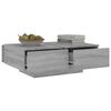 vidaXL Tavolino da Salotto Grigio Sonoma 90x60x31 cm Legno Multistrato