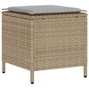 vidaXL Set Divano da Giardino 6 pz con Cuscini Beige in Polyrattan