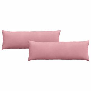 vidaXL Cuscini da Divano 2 pcs Rosa 120 x 40 cm Tessuto in Cords