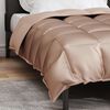 vidaXL Duvet Invernale Oro 220 x 140 cm Satin e Micropile