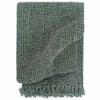 vidaXL Copriletto in Cotone 160x210 cm Verde Scuro