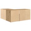 vidaXL Mobile Angolare Rovere Artigianale 160x40x45 cm in Truciolato