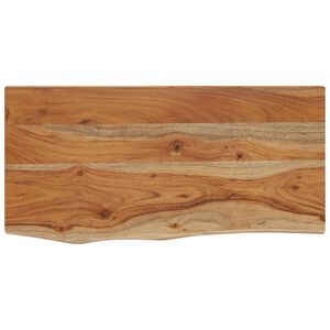 vidaXL Mensola a Muro 40x20x2,5 Rettangolare Legno Acacia Bordi Vivi