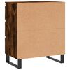 vidaXL Credenza Rovere Fumo 60x35x70 cm in Legno Multistrato