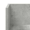 vidaXL Mensole a Muro 2pz Grigio Cemento 100x16,5x16,5cm in Truciolato