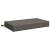 vidaXL Cuscino per schienale SOEST 100% Poliestere Grigio