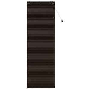vidaXL Tenda Veneziana Marrone Scuro 75 x 250 cm 35 mm