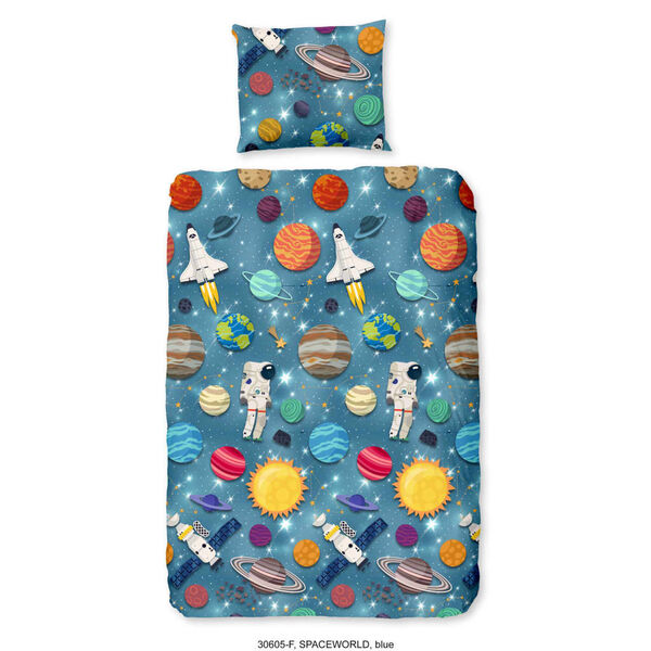 Good Morning Copripiumino per Bambini Spaceworld 140x200/220 cm
