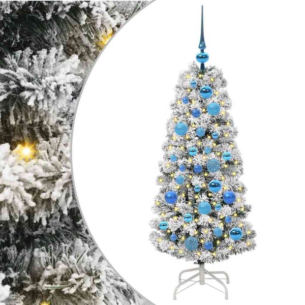 vidaXL Albero di Natale Artificiale con Rami Pieghevoli 120 cm