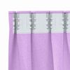 vidaXL Tende Blackout con Anelli 2 pcs Viola 140 x 140 cm Poliestere